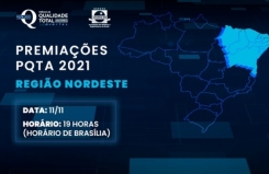 Premiação do PQTA 2021 na região Nordeste acontece no penúltimo dia do evento, 11 de novembro