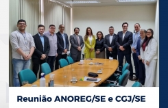 Corregedora-Geral da Justiça do Estado de Sergipe recebe diretoria da ANOREG/SE