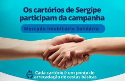 ANOREG/SE integra-se à campanha “Mercado Imobiliário Solidário